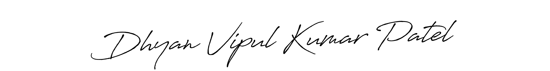 Dhyan Vipul Kumar Patel stylish signature style. Best Handwritten Sign (Antro_Vectra_Bolder) for my name. Handwritten Signature Collection Ideas for my name Dhyan Vipul Kumar Patel. Dhyan Vipul Kumar Patel signature style 7 images and pictures png