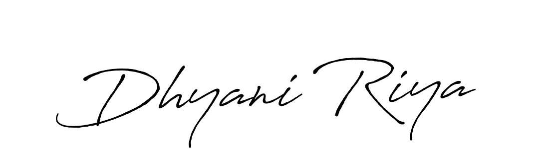 Best and Professional Signature Style for Dhyani Riya. Antro_Vectra_Bolder Best Signature Style Collection. Dhyani Riya signature style 7 images and pictures png