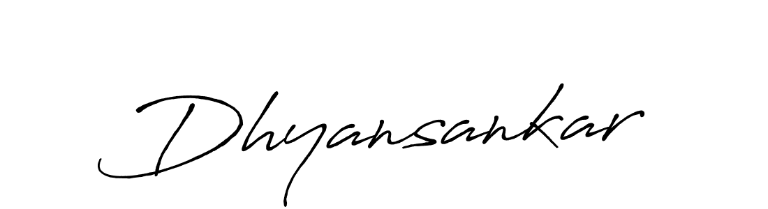 Use a signature maker to create a handwritten signature online. With this signature software, you can design (Antro_Vectra_Bolder) your own signature for name Dhyansankar. Dhyansankar signature style 7 images and pictures png