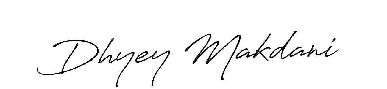 Also You can easily find your signature by using the search form. We will create Dhyey Makdani name handwritten signature images for you free of cost using Antro_Vectra_Bolder sign style. Dhyey Makdani signature style 7 images and pictures png