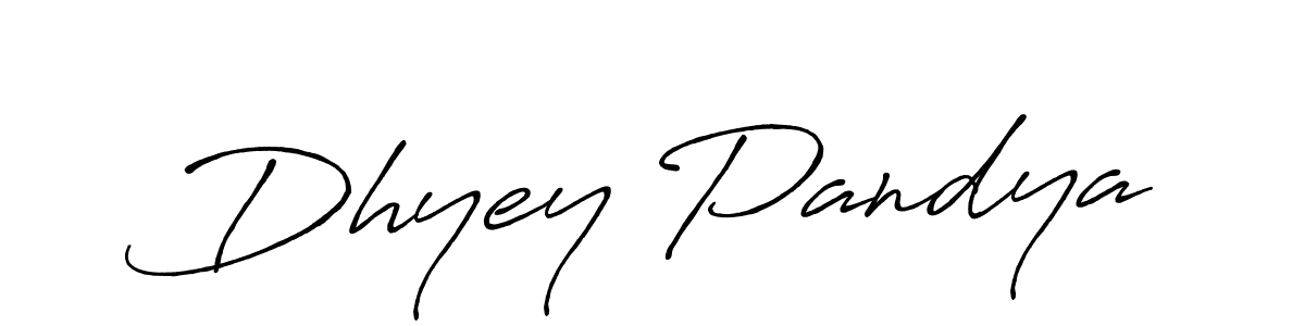 Similarly Antro_Vectra_Bolder is the best handwritten signature design. Signature creator online .You can use it as an online autograph creator for name Dhyey Pandya. Dhyey Pandya signature style 7 images and pictures png