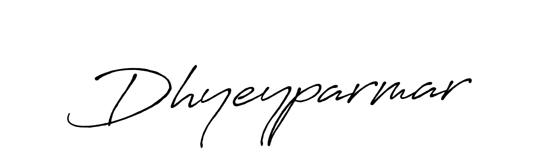 Also we have Dhyeyparmar name is the best signature style. Create professional handwritten signature collection using Antro_Vectra_Bolder autograph style. Dhyeyparmar signature style 7 images and pictures png