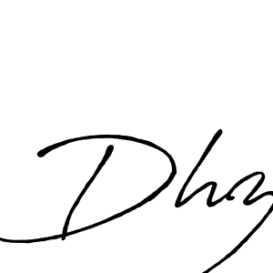 It looks lik you need a new signature style for name Dhz. Design unique handwritten (Antro_Vectra_Bolder) signature with our free signature maker in just a few clicks. Dhz signature style 7 images and pictures png