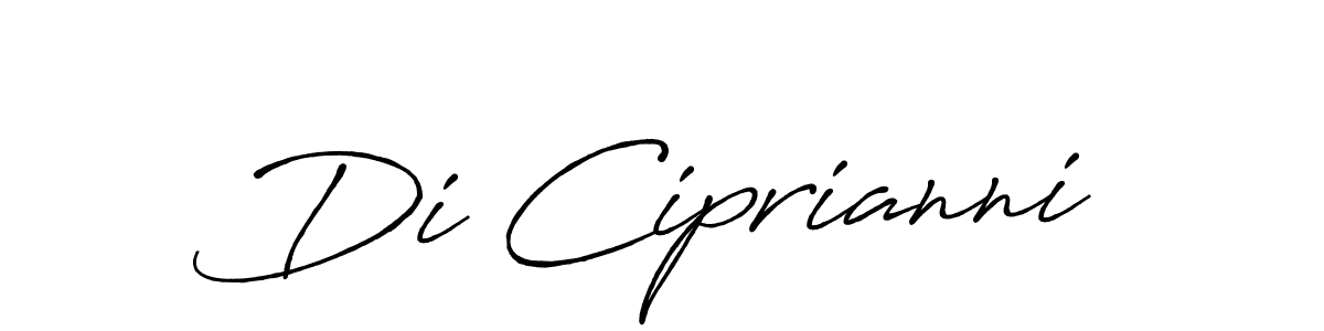 Design your own signature with our free online signature maker. With this signature software, you can create a handwritten (Antro_Vectra_Bolder) signature for name Di Ciprianni. Di Ciprianni signature style 7 images and pictures png