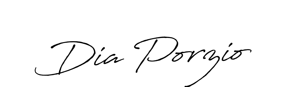 Use a signature maker to create a handwritten signature online. With this signature software, you can design (Antro_Vectra_Bolder) your own signature for name Dia Porzio. Dia Porzio signature style 7 images and pictures png