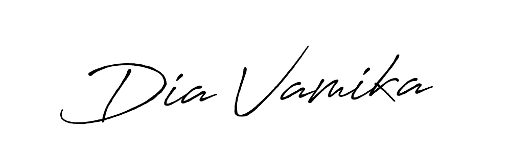 Once you've used our free online signature maker to create your best signature Antro_Vectra_Bolder style, it's time to enjoy all of the benefits that Dia Vamika name signing documents. Dia Vamika signature style 7 images and pictures png