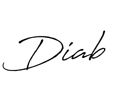 Also we have Diab name is the best signature style. Create professional handwritten signature collection using Antro_Vectra_Bolder autograph style. Diab signature style 7 images and pictures png