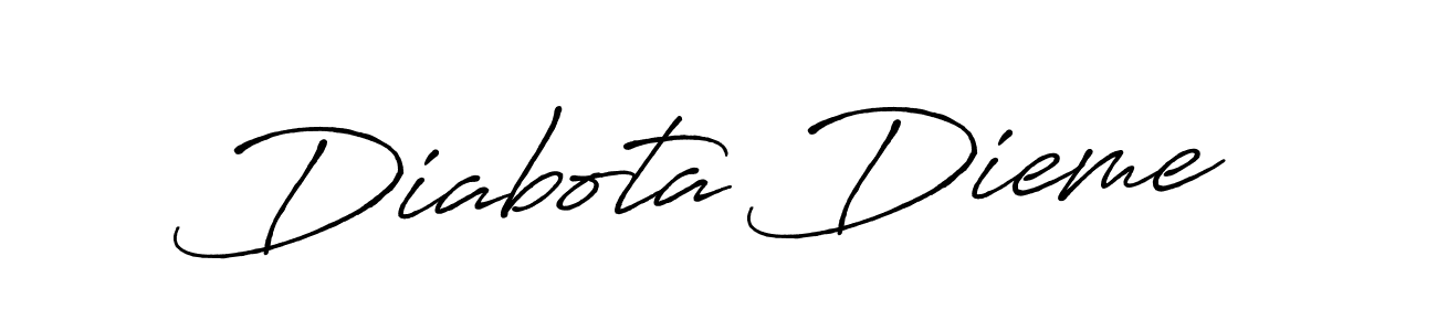 Also You can easily find your signature by using the search form. We will create Diabota Dieme name handwritten signature images for you free of cost using Antro_Vectra_Bolder sign style. Diabota Dieme signature style 7 images and pictures png