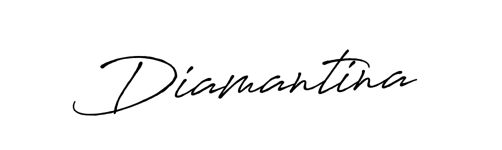 How to make Diamantina name signature. Use Antro_Vectra_Bolder style for creating short signs online. This is the latest handwritten sign. Diamantina signature style 7 images and pictures png
