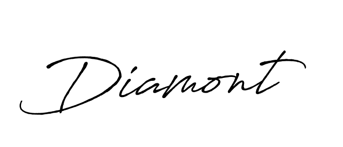 Create a beautiful signature design for name Diamont. With this signature (Antro_Vectra_Bolder) fonts, you can make a handwritten signature for free. Diamont signature style 7 images and pictures png