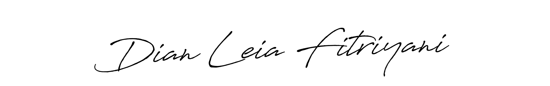 It looks lik you need a new signature style for name Dian Leia Fitriyani. Design unique handwritten (Antro_Vectra_Bolder) signature with our free signature maker in just a few clicks. Dian Leia Fitriyani signature style 7 images and pictures png