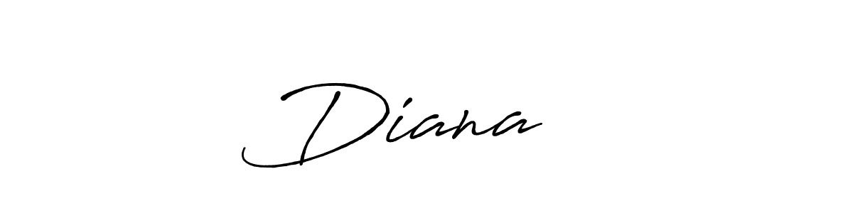 Make a short Diana ❤️ signature style. Manage your documents anywhere anytime using Antro_Vectra_Bolder. Create and add eSignatures, submit forms, share and send files easily. Diana ❤️ signature style 7 images and pictures png