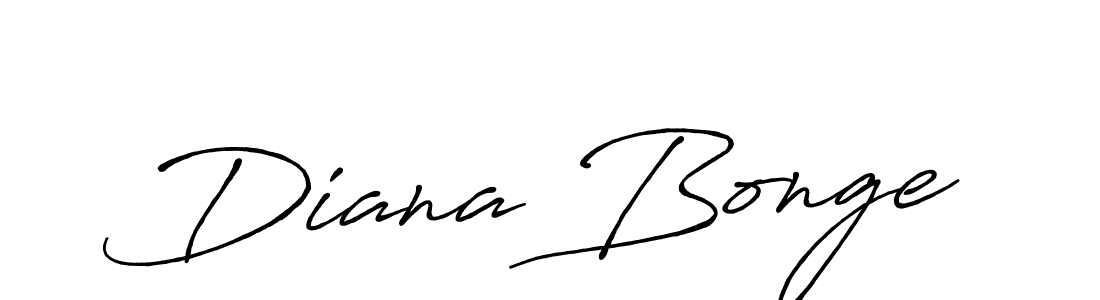 Create a beautiful signature design for name Diana Bonge. With this signature (Antro_Vectra_Bolder) fonts, you can make a handwritten signature for free. Diana Bonge signature style 7 images and pictures png