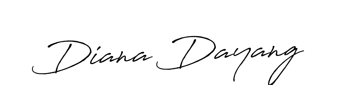 Use a signature maker to create a handwritten signature online. With this signature software, you can design (Antro_Vectra_Bolder) your own signature for name Diana Dayang. Diana Dayang signature style 7 images and pictures png