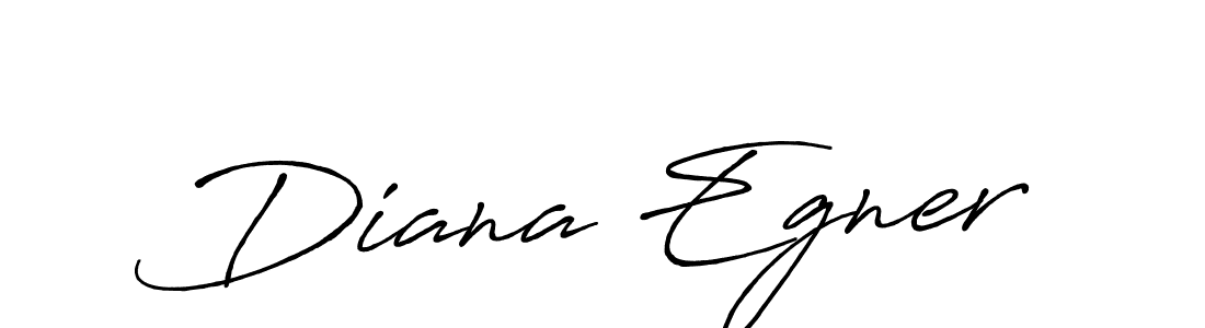 Diana Egner stylish signature style. Best Handwritten Sign (Antro_Vectra_Bolder) for my name. Handwritten Signature Collection Ideas for my name Diana Egner. Diana Egner signature style 7 images and pictures png