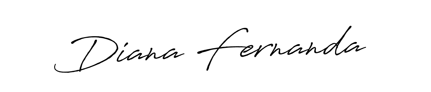 Make a short Diana Fernanda signature style. Manage your documents anywhere anytime using Antro_Vectra_Bolder. Create and add eSignatures, submit forms, share and send files easily. Diana Fernanda signature style 7 images and pictures png