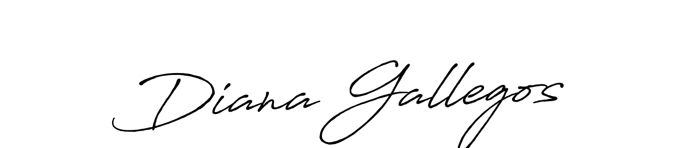 How to make Diana Gallegos name signature. Use Antro_Vectra_Bolder style for creating short signs online. This is the latest handwritten sign. Diana Gallegos signature style 7 images and pictures png