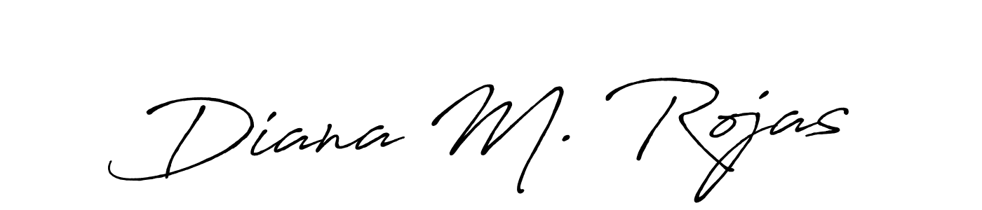 Once you've used our free online signature maker to create your best signature Antro_Vectra_Bolder style, it's time to enjoy all of the benefits that Diana M. Rojas name signing documents. Diana M. Rojas signature style 7 images and pictures png