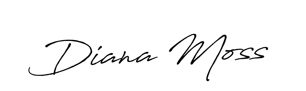 Also You can easily find your signature by using the search form. We will create Diana Moss name handwritten signature images for you free of cost using Antro_Vectra_Bolder sign style. Diana Moss signature style 7 images and pictures png