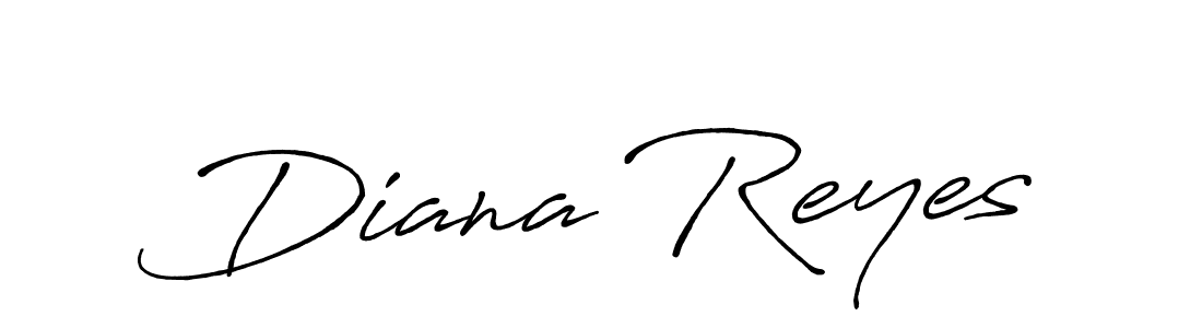 Use a signature maker to create a handwritten signature online. With this signature software, you can design (Antro_Vectra_Bolder) your own signature for name Diana Reyes. Diana Reyes signature style 7 images and pictures png