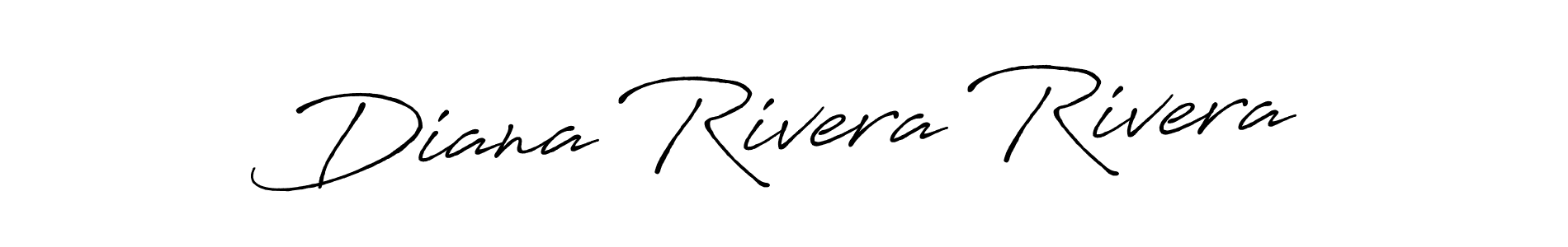 Diana Rivera Rivera stylish signature style. Best Handwritten Sign (Antro_Vectra_Bolder) for my name. Handwritten Signature Collection Ideas for my name Diana Rivera Rivera. Diana Rivera Rivera signature style 7 images and pictures png