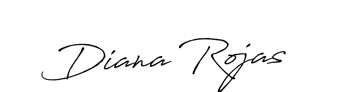 Make a beautiful signature design for name Diana Rojas. With this signature (Antro_Vectra_Bolder) style, you can create a handwritten signature for free. Diana Rojas signature style 7 images and pictures png