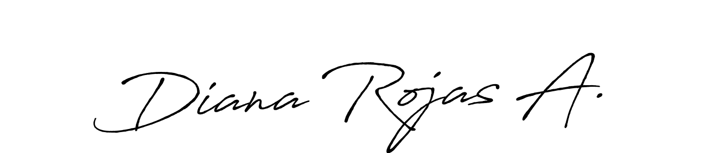 Make a beautiful signature design for name Diana Rojas A.. Use this online signature maker to create a handwritten signature for free. Diana Rojas A. signature style 7 images and pictures png