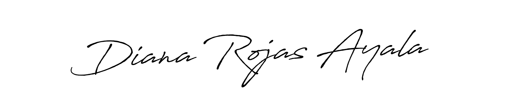 How to make Diana Rojas Ayala name signature. Use Antro_Vectra_Bolder style for creating short signs online. This is the latest handwritten sign. Diana Rojas Ayala signature style 7 images and pictures png