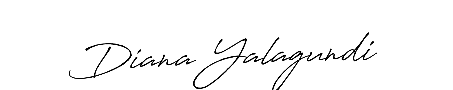 How to make Diana Yalagundi signature? Antro_Vectra_Bolder is a professional autograph style. Create handwritten signature for Diana Yalagundi name. Diana Yalagundi signature style 7 images and pictures png