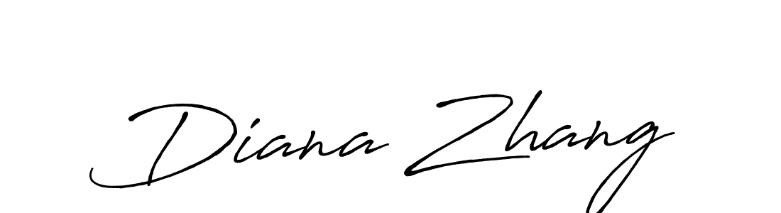Create a beautiful signature design for name Diana Zhang. With this signature (Antro_Vectra_Bolder) fonts, you can make a handwritten signature for free. Diana Zhang signature style 7 images and pictures png
