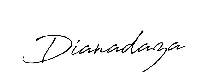 Make a beautiful signature design for name Dianadaza. With this signature (Antro_Vectra_Bolder) style, you can create a handwritten signature for free. Dianadaza signature style 7 images and pictures png