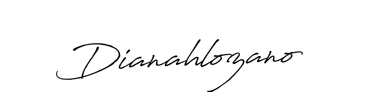 You should practise on your own different ways (Antro_Vectra_Bolder) to write your name (Dianahlozano) in signature. don't let someone else do it for you. Dianahlozano signature style 7 images and pictures png