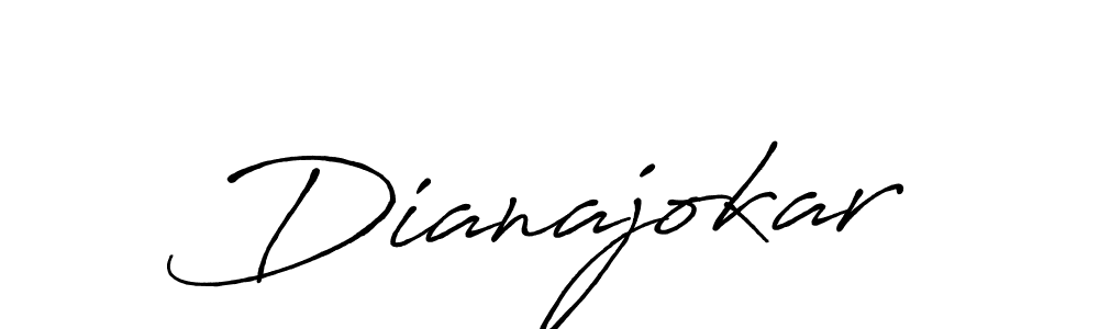How to make Dianajokar name signature. Use Antro_Vectra_Bolder style for creating short signs online. This is the latest handwritten sign. Dianajokar signature style 7 images and pictures png