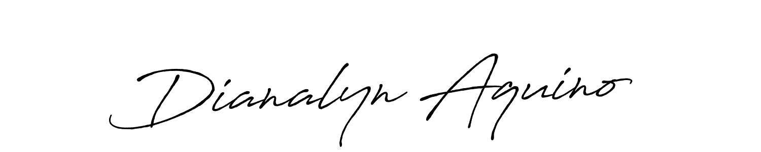 Dianalyn Aquino stylish signature style. Best Handwritten Sign (Antro_Vectra_Bolder) for my name. Handwritten Signature Collection Ideas for my name Dianalyn Aquino. Dianalyn Aquino signature style 7 images and pictures png