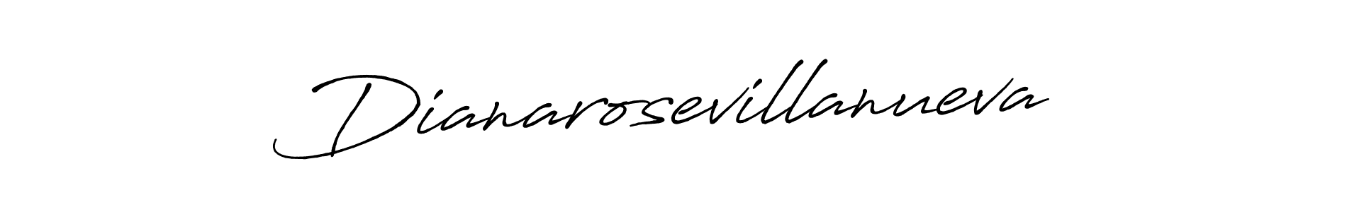 Create a beautiful signature design for name Dianarosevillanueva. With this signature (Antro_Vectra_Bolder) fonts, you can make a handwritten signature for free. Dianarosevillanueva signature style 7 images and pictures png
