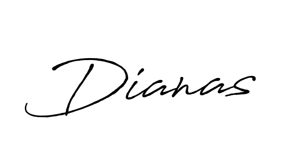 Make a beautiful signature design for name Dianas. Use this online signature maker to create a handwritten signature for free. Dianas signature style 7 images and pictures png