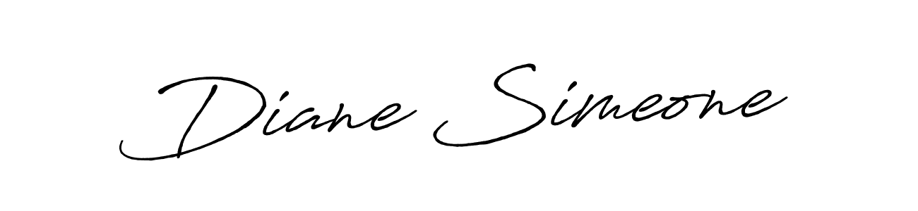 Also we have Diane Simeone name is the best signature style. Create professional handwritten signature collection using Antro_Vectra_Bolder autograph style. Diane Simeone signature style 7 images and pictures png