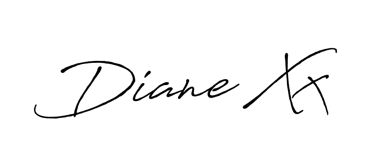 You should practise on your own different ways (Antro_Vectra_Bolder) to write your name (Diane Xx) in signature. don't let someone else do it for you. Diane Xx signature style 7 images and pictures png