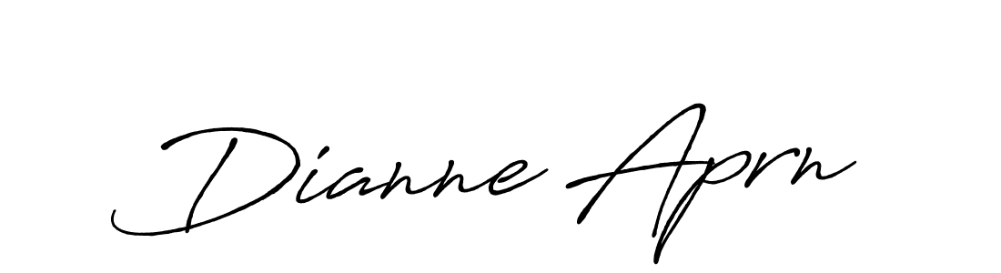 Make a beautiful signature design for name Dianne Aprn. Use this online signature maker to create a handwritten signature for free. Dianne Aprn signature style 7 images and pictures png
