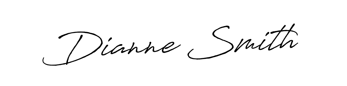Use a signature maker to create a handwritten signature online. With this signature software, you can design (Antro_Vectra_Bolder) your own signature for name Dianne Smith. Dianne Smith signature style 7 images and pictures png