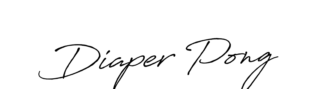 How to make Diaper Pong signature? Antro_Vectra_Bolder is a professional autograph style. Create handwritten signature for Diaper Pong name. Diaper Pong signature style 7 images and pictures png