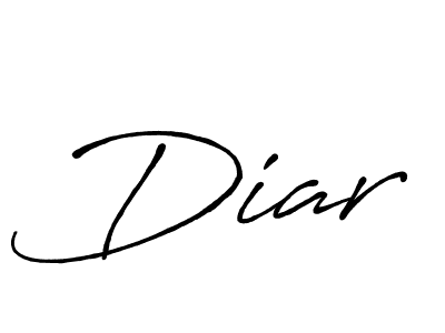 Create a beautiful signature design for name Diar. With this signature (Antro_Vectra_Bolder) fonts, you can make a handwritten signature for free. Diar signature style 7 images and pictures png