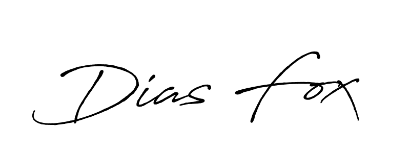 Use a signature maker to create a handwritten signature online. With this signature software, you can design (Antro_Vectra_Bolder) your own signature for name Dias Fox. Dias Fox signature style 7 images and pictures png