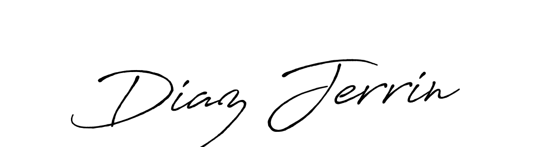 Also You can easily find your signature by using the search form. We will create Diaz Jerrin name handwritten signature images for you free of cost using Antro_Vectra_Bolder sign style. Diaz Jerrin signature style 7 images and pictures png