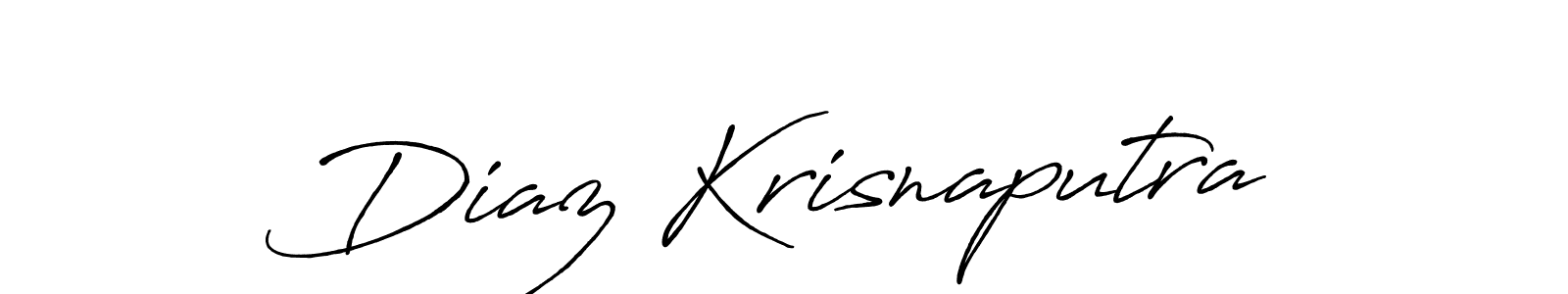 How to make Diaz Krisnaputra name signature. Use Antro_Vectra_Bolder style for creating short signs online. This is the latest handwritten sign. Diaz Krisnaputra signature style 7 images and pictures png