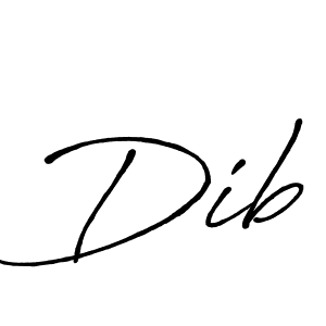 Dib stylish signature style. Best Handwritten Sign (Antro_Vectra_Bolder) for my name. Handwritten Signature Collection Ideas for my name Dib. Dib signature style 7 images and pictures png