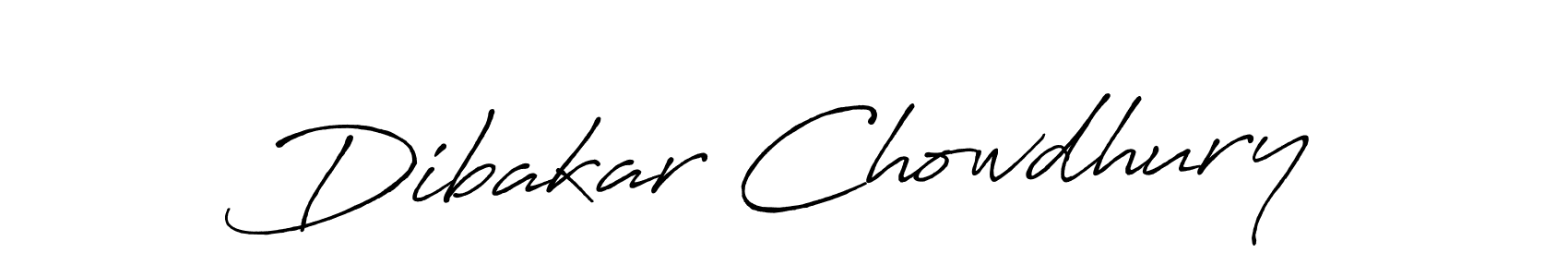 How to make Dibakar Chowdhury name signature. Use Antro_Vectra_Bolder style for creating short signs online. This is the latest handwritten sign. Dibakar Chowdhury signature style 7 images and pictures png