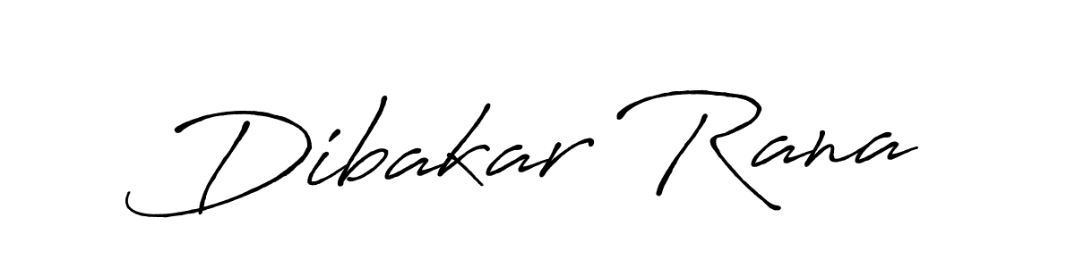 Create a beautiful signature design for name Dibakar Rana. With this signature (Antro_Vectra_Bolder) fonts, you can make a handwritten signature for free. Dibakar Rana signature style 7 images and pictures png