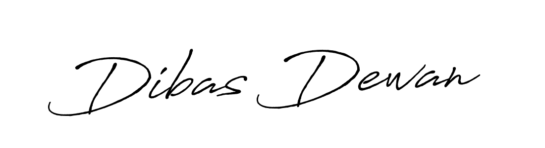 Make a beautiful signature design for name Dibas Dewan. With this signature (Antro_Vectra_Bolder) style, you can create a handwritten signature for free. Dibas Dewan signature style 7 images and pictures png