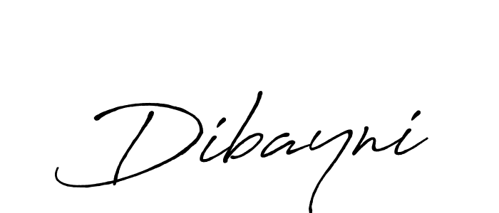 Create a beautiful signature design for name Dibayni. With this signature (Antro_Vectra_Bolder) fonts, you can make a handwritten signature for free. Dibayni signature style 7 images and pictures png